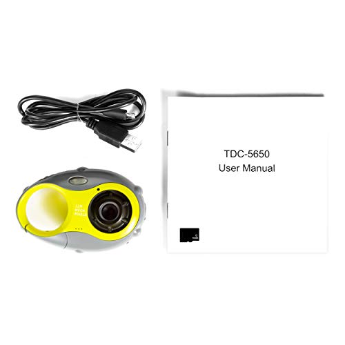 FLAGPOWER Kids Digital Camera with 16GB SD Card, Mini Digital Video Recorder Camcorder Camera, 1.5" Colour Screen / 4X Digital Zoom / 12MP HD