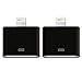 Lightning to 30-Pin Adapter, 2-Pack AKwor 8 Pin to 30 Pin Charging Cable Adapter Converter for iPhone 7, 7 Plus, 6S, 6S Plug, 5S, 5C, iPad (4-5 Black2)
