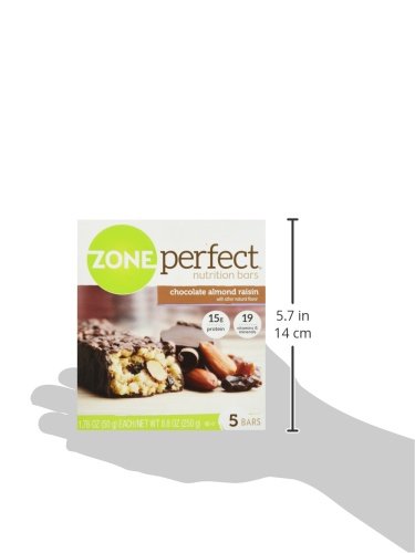 ZONE PERFECT CHOCOLATE ALMOND RAISIN NUTRITION BARS 5 COUNT