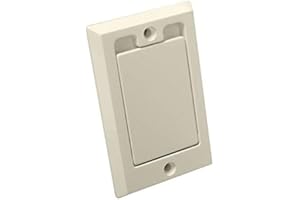 Hayden/Canplas 2 Pack Almond Color Square Door Central Vacuum Cleaner Hose Inlet Valve Beam Beige