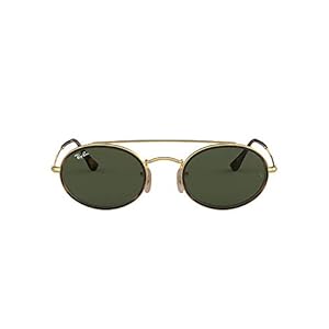 oval double bridge sunglasses