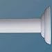 Zenna Home Permanent-Mount Adjustable Shower Rod, 44