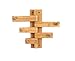 Mato Towel Bar Hanger Wood Bamboo Wall Mount Holder Organizer
