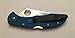 Matte Black Titanium Pocket Clip for Spyderco Delica 4 C11PBK Knife Tip Up Position
