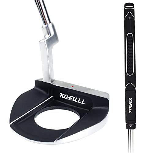KOFULL Golf Putter-Golf Putters for Men Right Handed, Golf Men's Putter, Mens Putters Right Hand, Men Golf Putter with Ball Picking Function