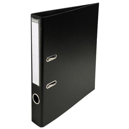 Exacompta 10 lever arch files PremTouch black spine 50 mm A4