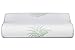 Dormire 2 Pack of Contour Cooling Gel Memory Foam Pillow with Removable Bamboo Soft Pillow Case - 21.5