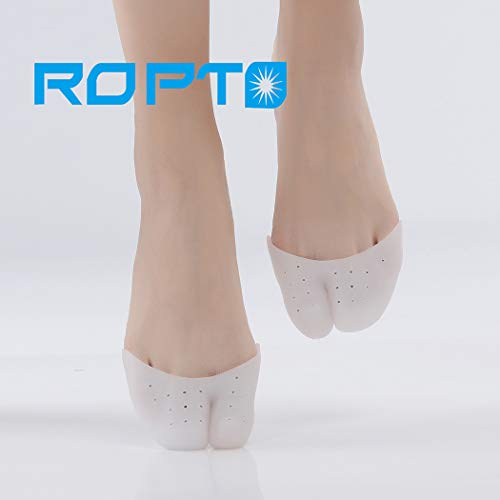 1 Pair Ultra-Soft Silicone Toe Protective Cover Foot Protection Sleeve Toe Pads Gel for Ballet Shoe High Heels Protective Care Tool Metatarsal Pads, Ball of Foot Cushion Blisters Pads - Thumbnail 5