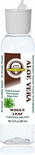 ALOE VERA - Whole Leaf, Certified Organic 12 OZ
