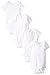Gerber Baby 4-Pack Short-Sleeve Onesies Bodysuit, white, 12 Months