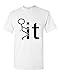 Screw It T-Shirt F-k It Tee Large White