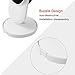 (Pack of 2) Aboom Wall Mount Stand Bracket for Mi Yi Home Camera/YI Smart Security Camera 3 / Netvue Security Camera, Xiaomi YI Home Camera with 20 Wire Clips