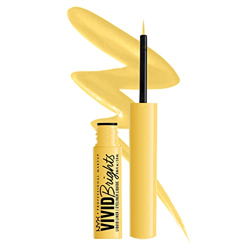 Nyx Professional Makeup - Vivid Brights Liquid Liner - Yellow Liquid Eye Liner - Meet me at Yellow