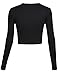 MUXXN Women's Bolero Shrug Longsleeve Knit Cardigan(L,Black)