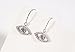 FarryDream 925 Sterling Silver Evil Eye Dangle Earrings for Women Blue Eye Earrings