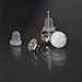 White Opal Stud Earrings 6mm Sterling Silver Opal Post