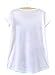 Futurino Women's Lovely Cup Cat in Teacup Print Short Sleeve T shirt Tops,White,X-Small / Small