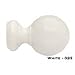 Kirsch Wooden Christmas Finials - 1 3/8