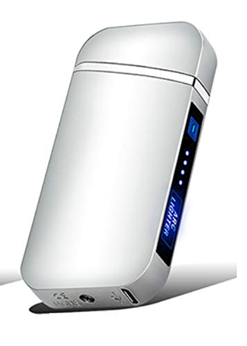 Lighter, Electric Plasma Arc Lighter Windproof USB Rechargeable Coil Lighter Magic Smart Cool Lighter for Camping, Fire Starter, Hunting, Backpacking,Hiking,EDC Gear