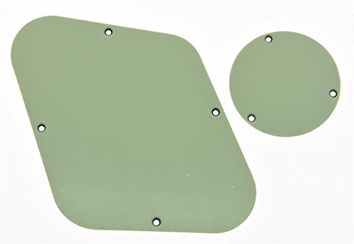 KAISH Mint Green 3 Ply LP Rear Control Plate Switch Plate Cavity Cover For USA Gibson Les Paul