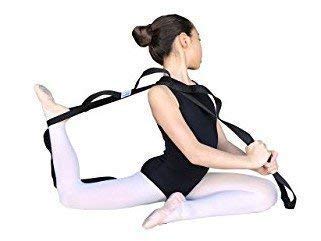 Double Ballet Barre Stretch Dance Bar 4' - Lightweight, Portable, Adjustable with Travel bag and 10 loop Stretch Strap Bundle - by Superb