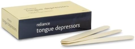 Reliance Medical Wooden Tongue Depressors (Pack of 100)