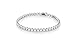 Women Spectacular 3mm Round Bezel Design Tennis Bracelet, Measures 7.5 Inches.