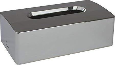 Kosmetiktuchbox 2- teilig verchromt 26,0 x 13,4 x 8,24 cm Kosmetikbox von Medi-Inn