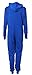 Crazy Girls Womens Superman Batman Logo Print Ladies Hoody Jumpsuit (S/M-US6/8, Superman)