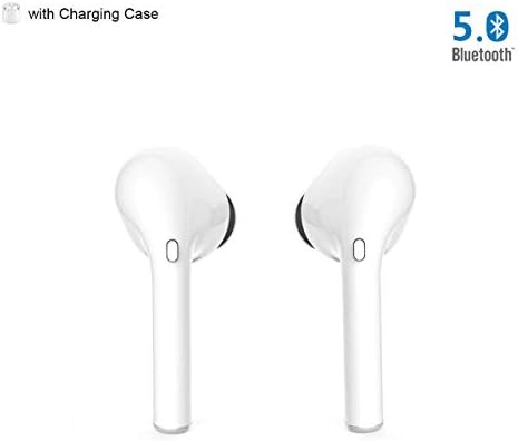 True 5.0 Wireless Bluetooth Headphones,in-Ear Wireless Earbuds Stereo Bluetooth Headset with Microphone IPX5 Anti-Sweat Sports Earbuds,Earphones Compatible with Samsung IOS Android tablet,etc.