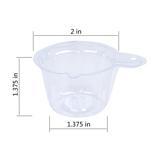 100 Pack Urine Cups, Esee Plastic Disposable Urine Specimen Cups for Ovulation Test/Pregnancy Test/pH Test Etc. 40ML
