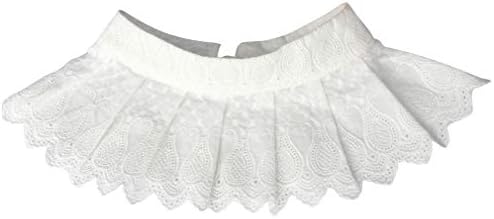 Ronessy Women Fake Half Shirt Collar Detachable Blouse Collar Tie