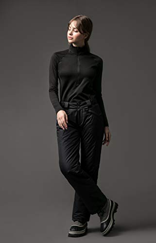 image for TSLA TM-XKB90-KLB_Large Women's Rip-Stop Snow Pants Windproof Ski Insu