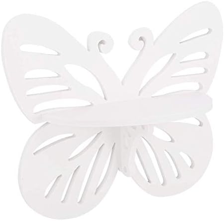 Betrothales Storage Shelf Pace Saving Organizer Butterfly Shape Storage Rack Wall Shelf Rural Style Home Decoration Sale Home Daily Use Product (Color : Colour, Size : Size)