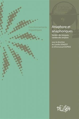 Anaphore et anaphoriques