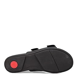 Fitflop Women's Slide Sandals, All Black, 11