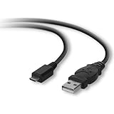 Belkin 2.6 Feet USB - A/Micro USB Retractable Pro Cable - Black