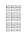 MEEDEN Empty Watercolor Paint Pans - 24 Pcs Full Pans