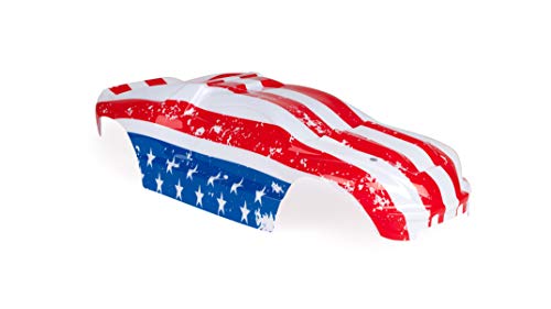 SummitLink Compatible Custom Body Flag Strip Style Replacement for 1/10 Scale RC Car or Truck (Truck not Included) ER-ST-01