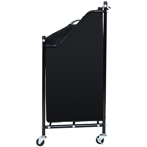 4 Bag Laundry Rolling Sorter Cart Hamper Organizer Compact Basket Heavy Duty