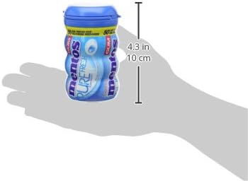 Mentos Pure Fresh Breath sugarfree Chewing Gum, Pack of 6, 336 gram, Blue/White, 50 Count (Pack of 6) - Image 5