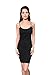 Free to Live 4 Pack Women's Full Slip - Seamless Stretchy Spaghetti Strap Mini Dresses