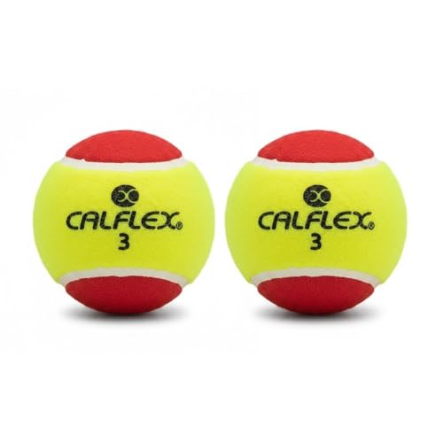 サクライ貿易(SAKURAI) CALFLEX(カルフレックス) テニス やわらか テニスボール ノンプレッシャー ジュニア 2球入り LB-490