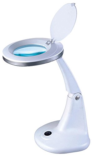 Pro Elec PEL00796 4 inch LED Desk Magnifier Lamp, 48 LEDs