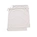 Augbunny 100% Cotton Canvas Travel Laundry Bag, 2-Pack