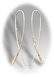 Ribbon Earrings short 14K Gold-filled