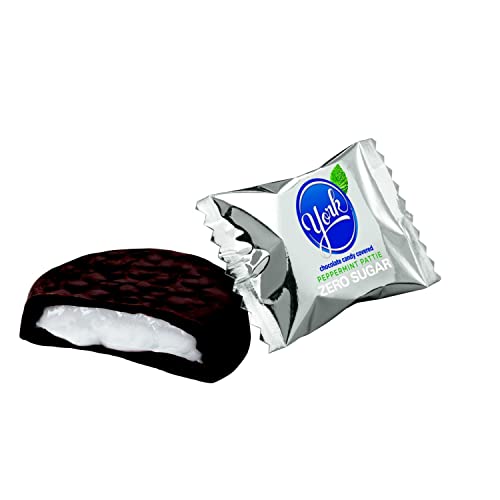 YORK Zero Sugar Chocolate Peppermint Patties Candy, Individually