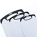 Cutting Board Set of 3 - THETIS Chopping Boards with Deep Juice Grooves, Rubber Handle, Non-Slip Feet, Kitchen Thicker Boards for Vegetable & Fruit, Meat, Dishwasher Safe - Black
