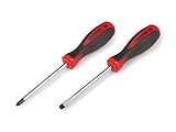 TEKTON 2739 Flat and Phillips Screwdriver Set, 2-Piece [Older Model]
