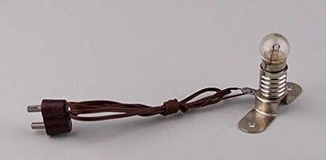 Glühbirne E10 mit Metallsteg, Krippenbeleuchtung. 3,5- 4,5V: Amazon.de